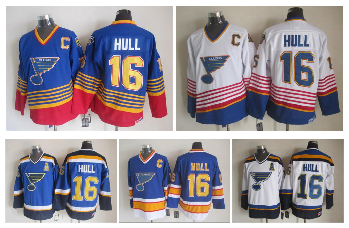 Top Quality ! St. Louis Blues Ice Hockey Jerseys Cheap 16 Brett Hull Retro Vintage CCM Authentic Stitched Jerseys Mix Order !, Black;red
Top Quality ! St. Louis Blues Ice Hockey Jerseys Cheap 16 Brett Hull Retro Vintage CCM Authentic Stitched Jerseys Mix Order !, Black;red