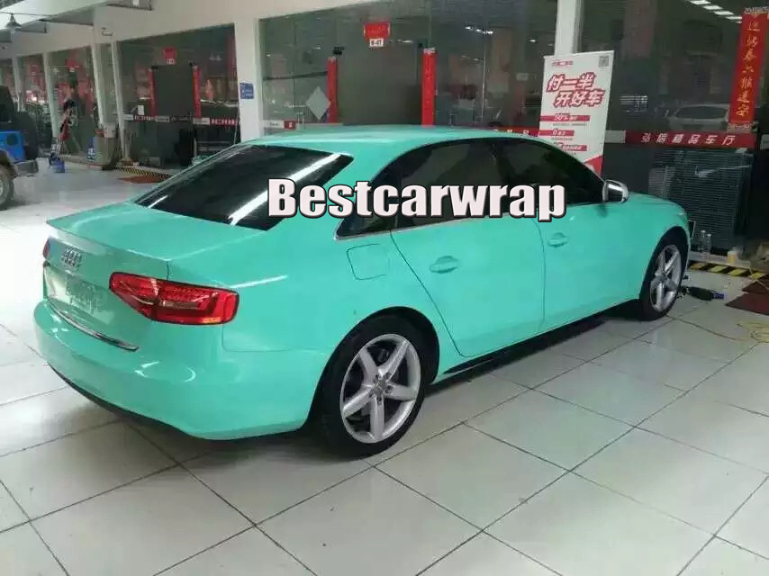 Tiffany Blue Super Gloss Vinyl wrap 3 Layers High Glossy Mint Car Wrap Film with air Free Size:1.52*20M/Roll
Tiffany Blue Super Gloss Vinyl wrap 3 Layers High Glossy Mint Car Wrap Film with air Free Size:1.52*20M/Roll