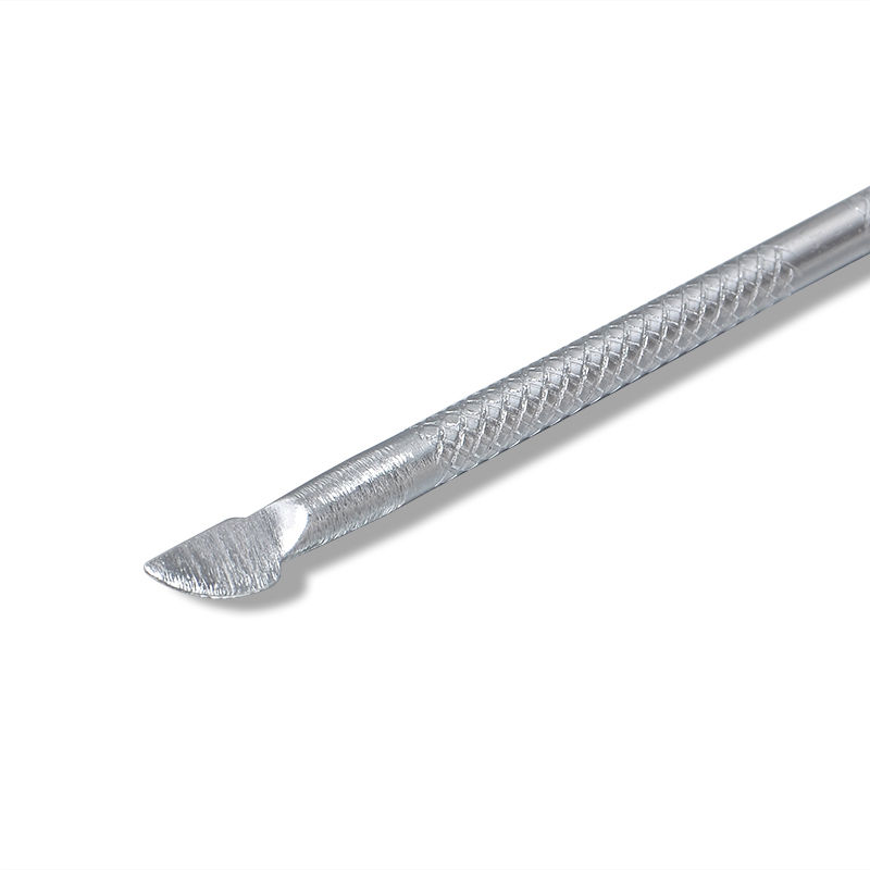 2 x Nail Art Stainless Steel Cuticle Pusher Remover Trimmer Manicure Set Tool #R91