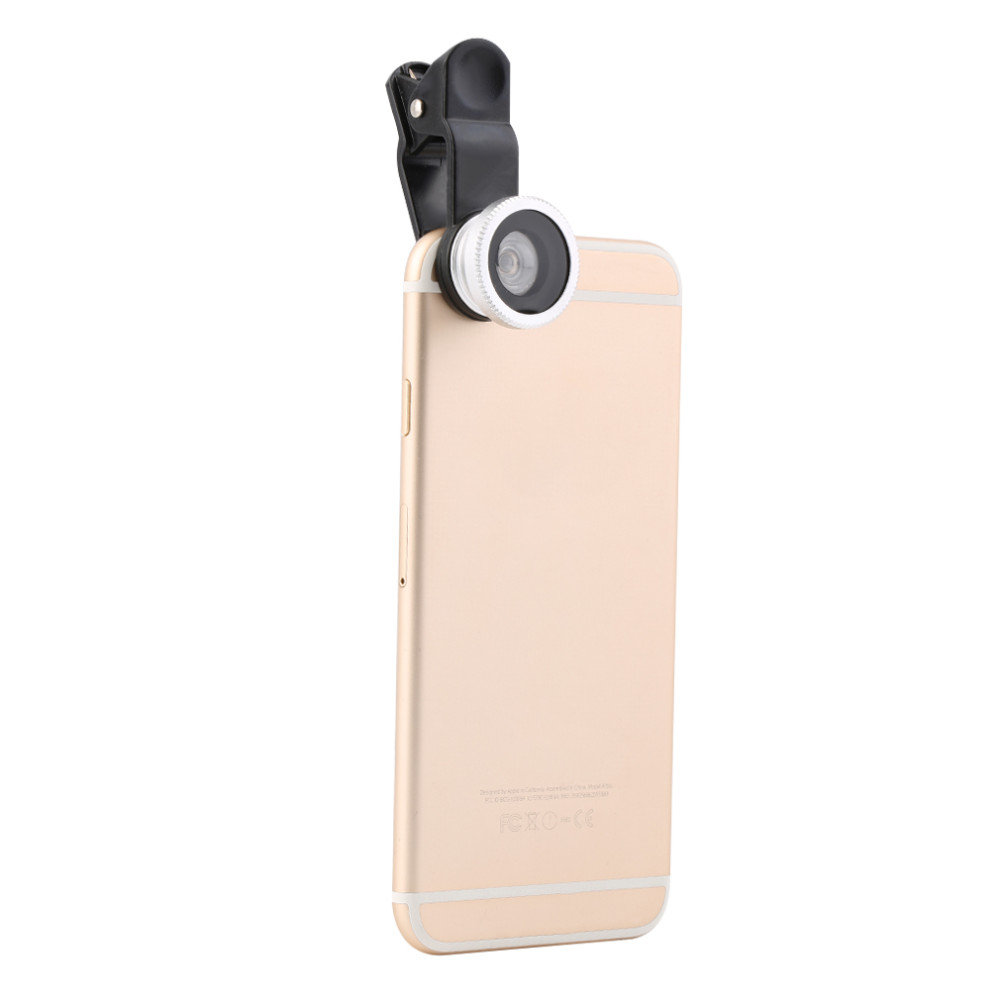 Newest silver 3 In 1 Clip Camera Lens Fish Eye Wide Angle Macro Kit For Smart Phone
Newest silver 3 In 1 Clip Camera Lens Fish Eye Wide Angle Macro Kit For Smart Phone
