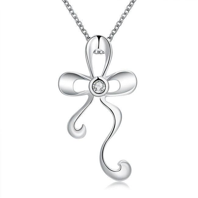 Best gift women's flower shape Pendant Necklace white gemstone sterling silver necklace STSN697,brand new fashion 925 silver necklace