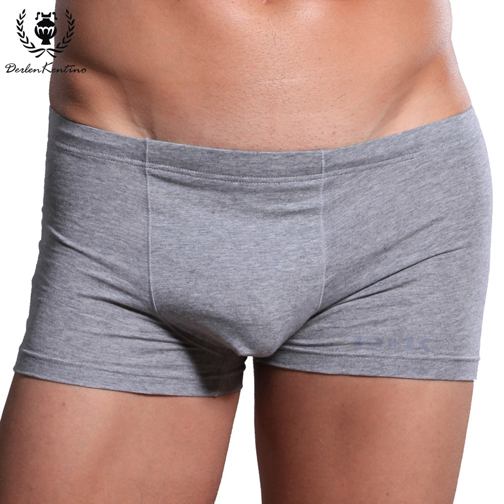 Wholesale-95% Cotton Men Boxer Cueca Underwears Derlen Kentino Brand U-type 3D Stereoscopic Design Fashion Sexy Mens Underwear Boxers 8762