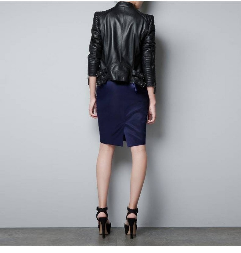 Wholesale-Leather Jacket Women jaqueta de couro feminina motorcycle ladies leather jacket women coat suede coat PU jacket coat
