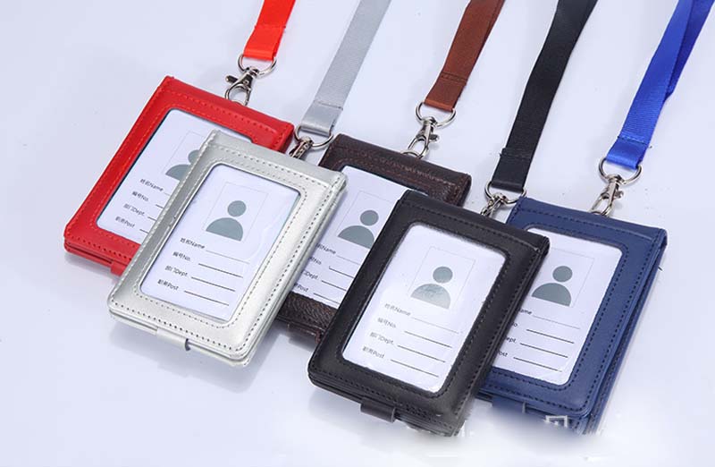 50PCS Card Holders Women PU Card Case Holder Portable String Fashion ID Bus Identity Badge with Lanyard Porte Carte Credit, Black
50PCS Card Holders Women PU Card Case Holder Portable String Fashion ID Bus Identity Badge with Lanyard Porte Carte Credit, Black