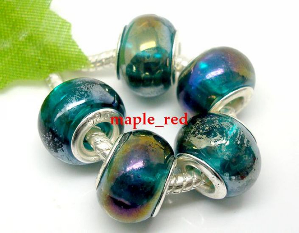 Wholesale 50pcs Fashion Teal Blue Color Plated AB Black Striped Design Round Lampwork Glass Beads Silver Plated Fit European Charm Bracelet
Wholesale 50pcs Fashion Teal Blue Color Plated AB Black Striped Design Round Lampwork Glass Beads Silver Plated Fit European Charm Bracelet