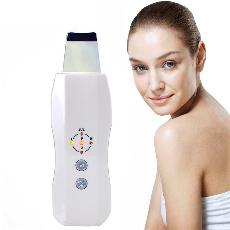 SC001 rechargeable Ultrasonic Skin Scrubber Deep Cleansing Whitening Lead-in Nutrition Remove Acne Corneum Machine