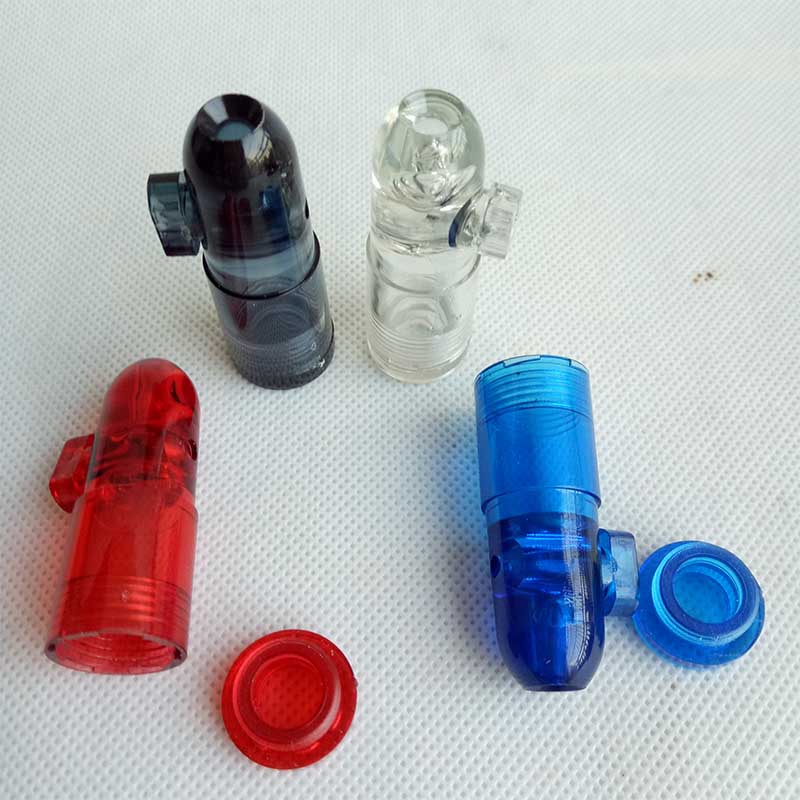 Plastic Snuff Dispenser Bullet Rocket Snorter smoking Water pipe bongs rolling machine cigarette Tobacco pipe 4colors Dabber Bubblers Hookah
Plastic Snuff Dispenser Bullet Rocket Snorter smoking Water pipe bongs rolling machine cigarette Tobacco pipe 4colors Dabber Bubblers Hookah