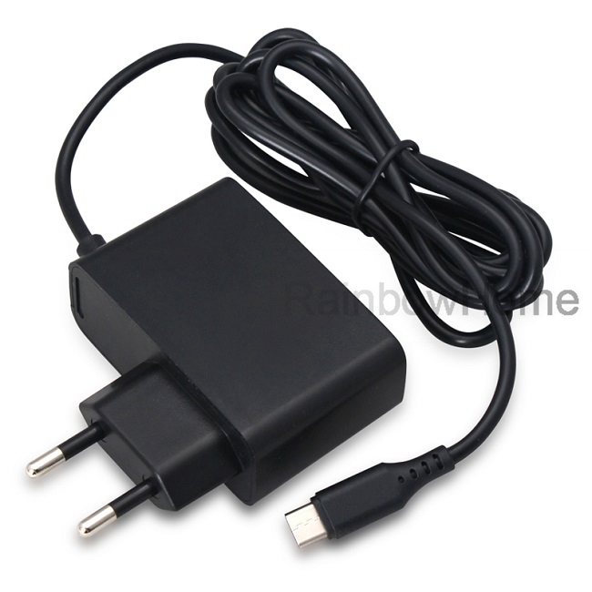 Replacement AC Power Supply Adapter Fast Charging Kit for NS Switch Game Console OLED Dock Pro Controller Travel Wall Charger Charging Adapter USB Typ
