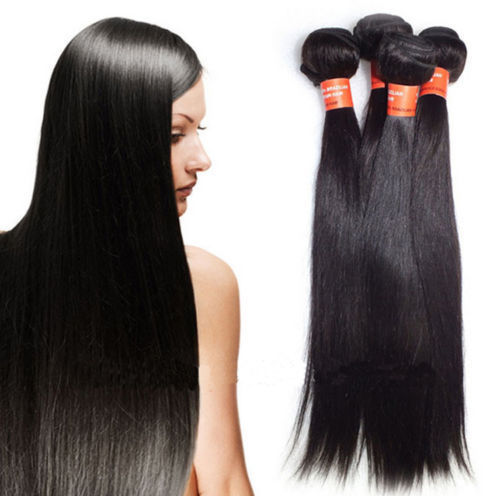 

Grade 6A!!! brazilian Peruvian indian Malaysian Hair Extensions straight Double Weft No Shedding NO Tangle Durable 100g 4pcs/lot dhl free