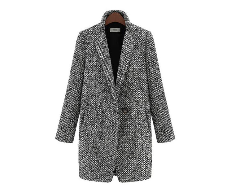New women's Clothing high-grade cloth thickening long-sleeved overcoat cultivate morality Autumn winter Dust coat clothes gift ems free