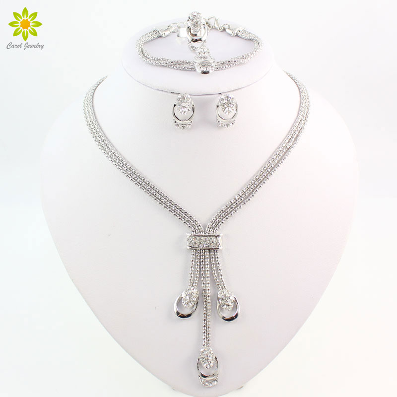 Fashion Accessories Wedding African Beads Jewelry Set Silver Plated Vintage Earring Bracelet Necklace Ring Jewelry Set
Fashion Accessories Wedding African Beads Jewelry Set Silver Plated Vintage Earring Bracelet Necklace Ring Jewelry Set