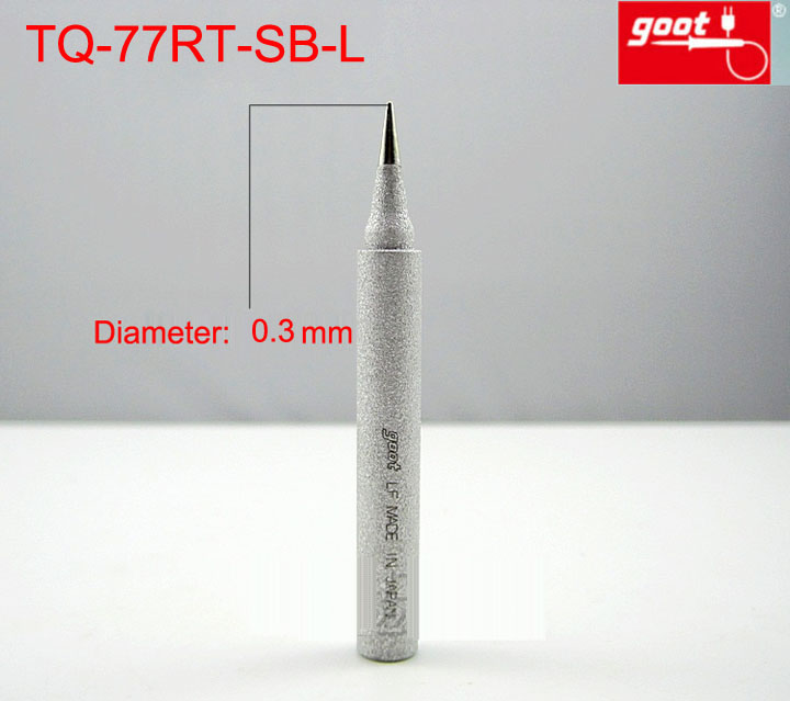 

Original Japan GOOT Brand Replaceable Soldering Iron Tip Ultra-durable For TQ-77 and TQ-95 220V-240V Internal Heat Type