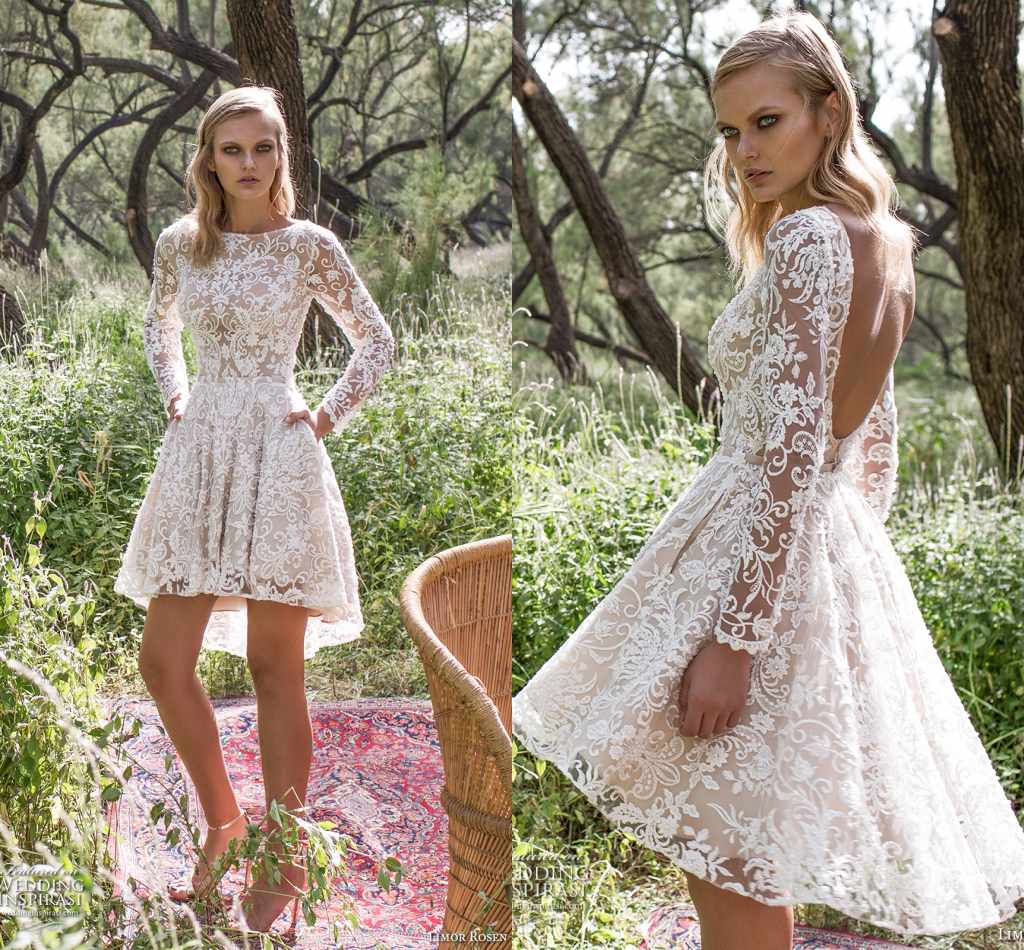 Sexy Open Back Full Lace Short Wedding Dresses Hi Lo Sheer Long Sleeves Cheap Garden Country Boho Bridal Bridal Wedding Gowns, White
Sexy Open Back Full Lace Short Wedding Dresses Hi Lo Sheer Long Sleeves Cheap Garden Country Boho Bridal Bridal Wedding Gowns, White
