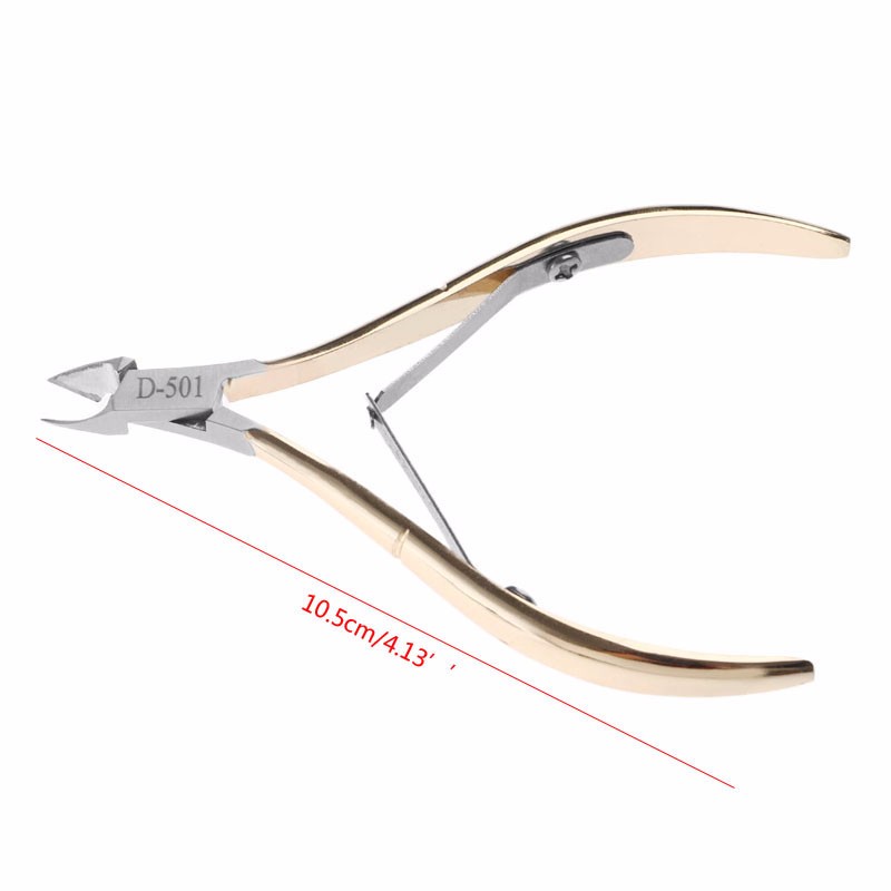 Stainless Steel Nail Cuticle Scissors Manicure Pedicure Tools Dead Skin Scissor Dead Skin Remover With