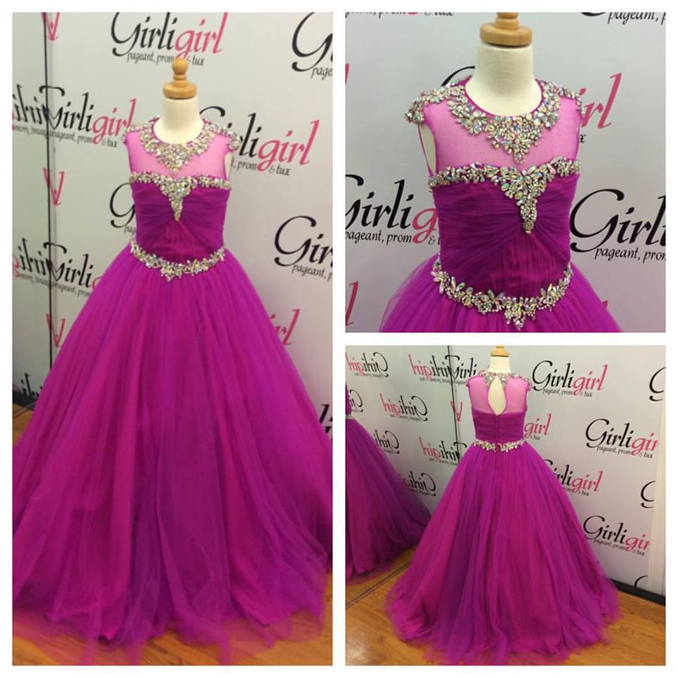 2021 Beautiful Purple Girls Pageant Dresses with Crew Neck and Crystals Details Real Photo Rhinestones Pleated Tulle Girls Prom Gowns Custom, White;red
2021 Beautiful Purple Girls Pageant Dresses with Crew Neck and Crystals Details Real Photo Rhinestones Pleated Tulle Girls Prom Gowns Custom, White;red