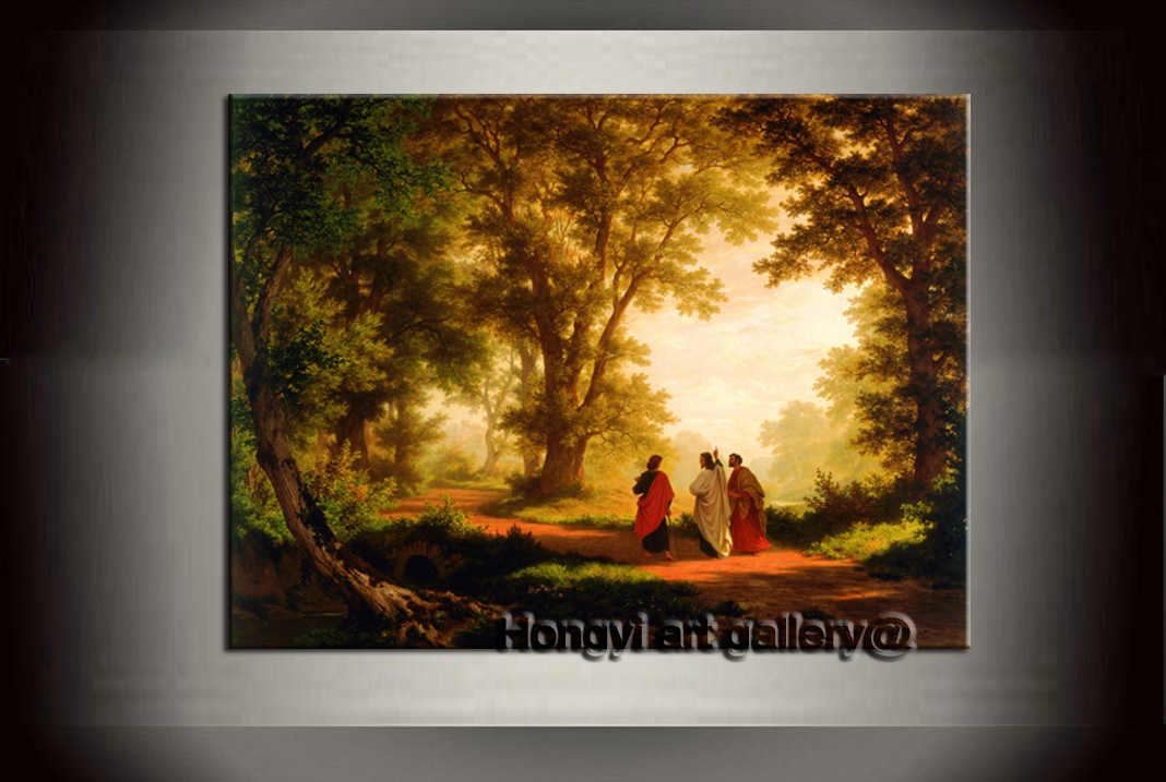 Gifts Modern Home Decor Robert Zund The Road to Emmaus oil painting Landscape Printed canvas pictures abstract Wall art Quality Giclee Print
Gifts Modern Home Decor Robert Zund The Road to Emmaus oil painting Landscape Printed canvas pictures abstract Wall art Quality Giclee Print