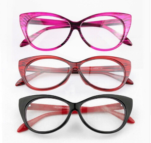 Sale 2021 Cat Eye Glasses Sexy Retro Fashion Black Women Eyewear Frame Clear Lens Vintage Eyewear1