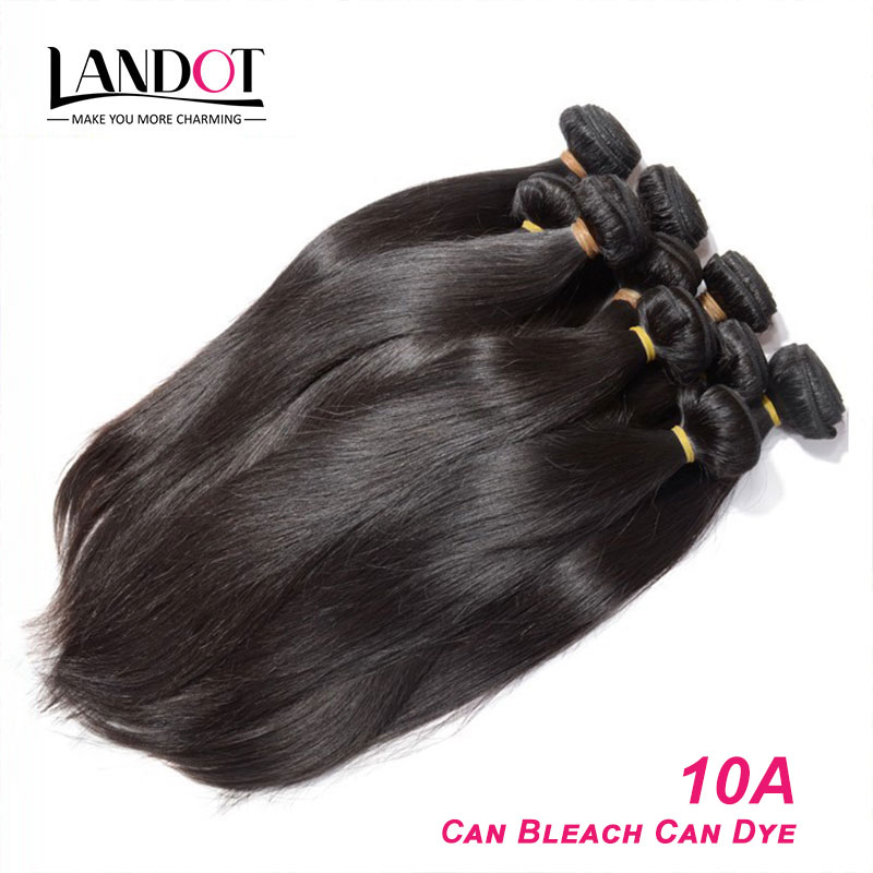 Brazilian Virgin/Human Hair Weaves Bundles 3 PCS Unprocessed 6A 7A 8A 10A Peruvian Malaysian Indian Cambodian Straight Remy/Hair Extensions
