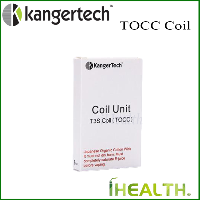 Kanger TOCC Coil Head for T3S MT3S Clearomizer Japanese Organic Cotton wick 100% Original T3S OCC Replacement Coil Head
Kanger TOCC Coil Head for T3S MT3S Clearomizer Japanese Organic Cotton wick 100% Original T3S OCC Replacement Coil Head