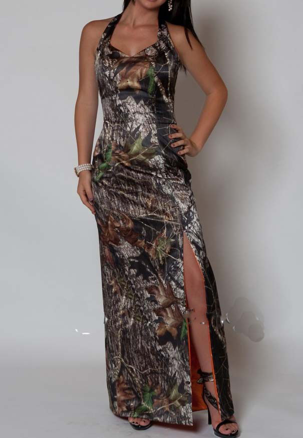 2016 Sexy Halter Mermaid Slit Camo Prom Dresses Camouflage Long Evening Party Gowns Formal Dress Lace Up, Same as image
2016 Sexy Halter Mermaid Slit Camo Prom Dresses Camouflage Long Evening Party Gowns Formal Dress Lace Up, Same as image