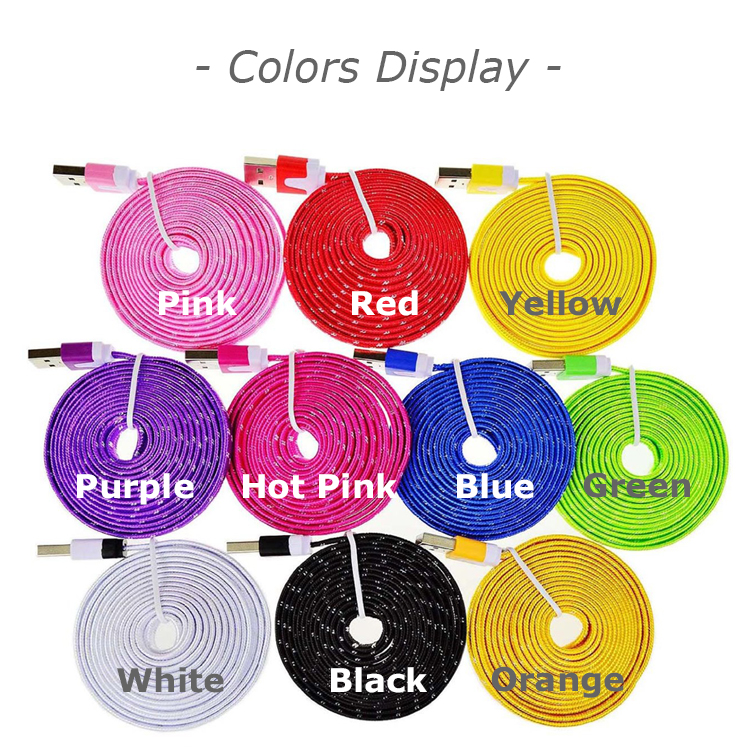 Premium USB 2.0 Micro 3FT 6FT Nylon 10FT Fabric Braided Charge Cables Cable Male To B A Sync And Data For Samsung Etc HTC Eerlv
Premium USB 2.0 Micro 3FT 6FT Nylon 10FT Fabric Braided Charge Cables Cable Male To B A Sync And Data For Samsung Etc HTC Eerlv