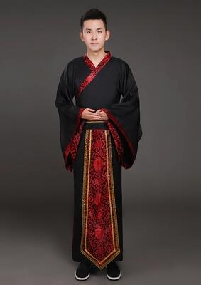 Men's wear of the han dynasty costume of han dynasty Crown prince Stage costume