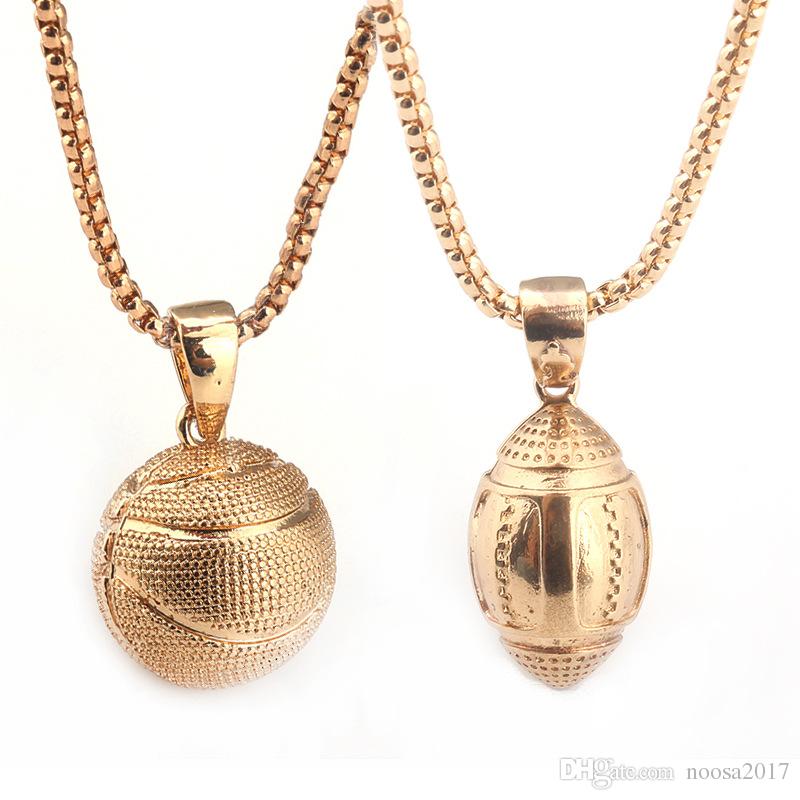 Charm Necklaces Bucks chain gold Basketball Rugby Alloy Plated Pendant Necklace Sports Pendant Hip Hop Jewelry with Dedicated opp package
Charm Necklaces Bucks chain gold Basketball Rugby Alloy Plated Pendant Necklace Sports Pendant Hip Hop Jewelry with Dedicated opp package