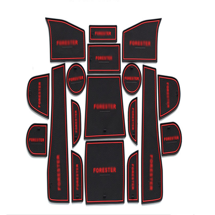 18pcs Non-Slip Rubber Interior Car Door Armrest Storage Panel Mat Cup Holder Slot Pad Cover Sticker For Subaru Forester 2013-2015
18pcs Non-Slip Rubber Interior Car Door Armrest Storage Panel Mat Cup Holder Slot Pad Cover Sticker For Subaru Forester 2013-2015