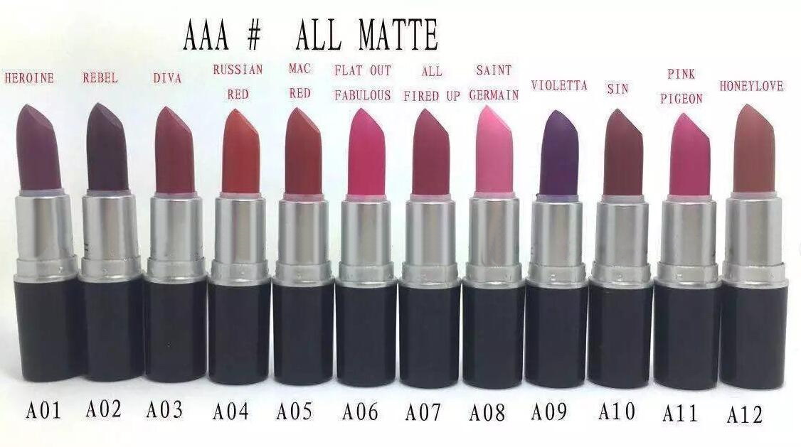 24 PCS FREE SHIPPING Lowest Best-Selling good sale NEW Makeup 24 colors Matte lipstick have English name and number & gift, Mixed color
24 PCS FREE SHIPPING Lowest Best-Selling good sale NEW Makeup 24 colors Matte lipstick have English name and number & gift, Mixed color