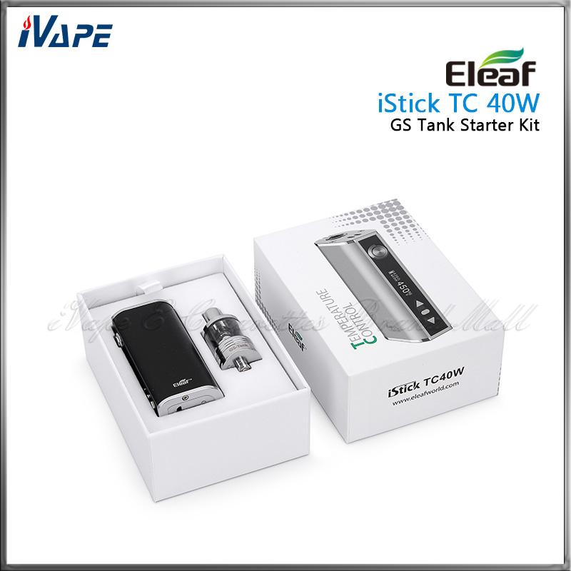 1600mah Electronic 40W Original IStick 40W ISmoka Tank 3.0ml Starter Kit IStick TC GS Mod 100% TC GS-Tank Atomizer Eleaf Cigarette Kit Mgor
1600mah Electronic 40W Original IStick 40W ISmoka Tank 3.0ml Starter Kit IStick TC GS Mod 100% TC GS-Tank Atomizer Eleaf Cigarette Kit Mgor