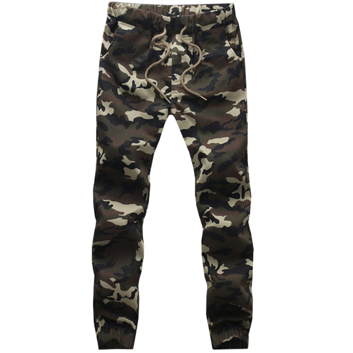 Wholesale-Fashion Mens Camouflage Pants Joggers Baggy Pants Loose Sweatpants Casual Cargo Trousers Camo Joggers Plus Size # A4984
