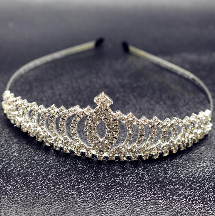 The bride the wedding dinner royal crown headdress crystal hair dressing full dress hair hoop performance with a decoration
