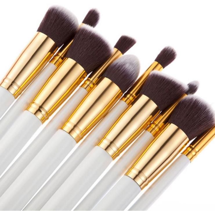 10Pcs/set Professional Makeup Brushes Set Cosmetic Makeup Tool Powder Foundation Eyeshadow Blush blend Brush tools