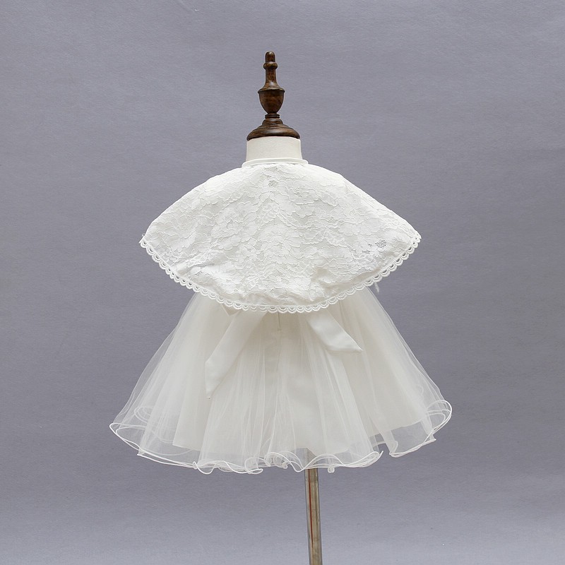 Fashion Baby Girls Lace Tutu Dresses 2016 Summer Children Sleeveless for Kids Clothing With New Party Lace Shawl Lace Princess Dress