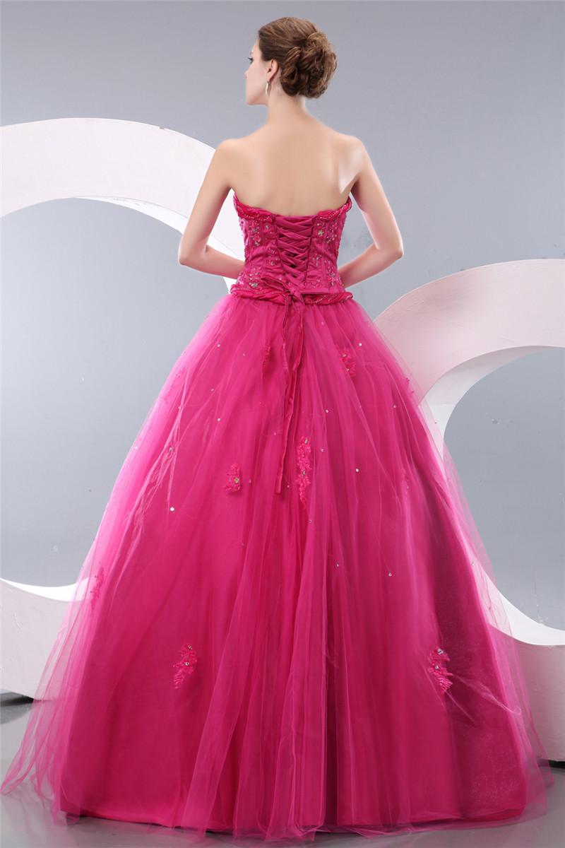 2017 Fashion Appliques Beading Ball Gown Quinceanera Dress with Sequin Tulle Lace Up Plus Size Sweet 16 Dress Vestido Debutante Gowns BQ59