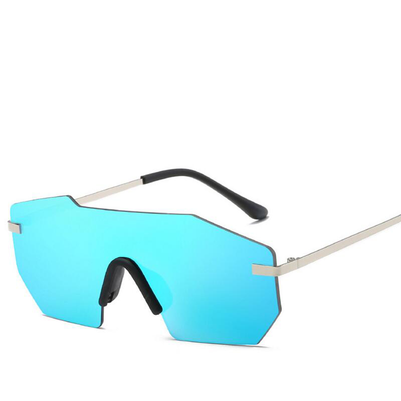 2017 Fashion Unisex Big Lens Sunglasses Men Rimless Metal Cool Men Shades for Women Mirror Gold Blue UV400 Free Shipping, White;black
2017 Fashion Unisex Big Lens Sunglasses Men Rimless Metal Cool Men Shades for Women Mirror Gold Blue UV400 Free Shipping, White;black