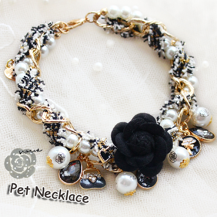 Free shipping adjustable dog accessories luxury material classic tweed pearl camellias jewelry sparkly pets acessorios mascotas, Black
Free shipping adjustable dog accessories luxury material classic tweed pearl camellias jewelry sparkly pets acessorios mascotas, Black