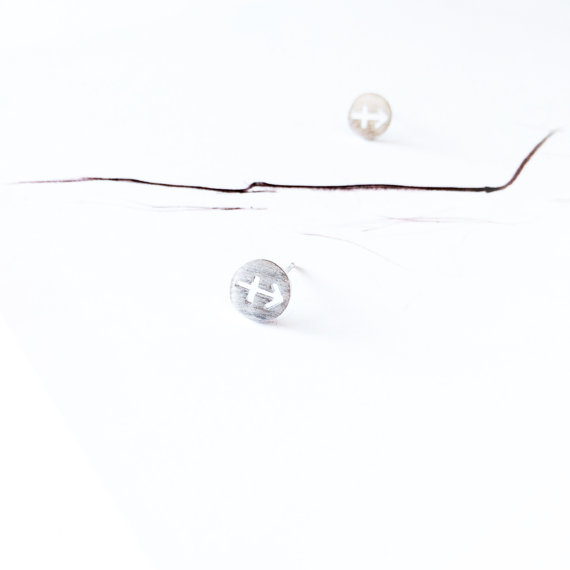 30Pair- S028 Sagittarius Earrings Signs Zodiac Constellation Earrings Horoscope Astrology Coin Anchor Stud Earrings for Birthday Gifts