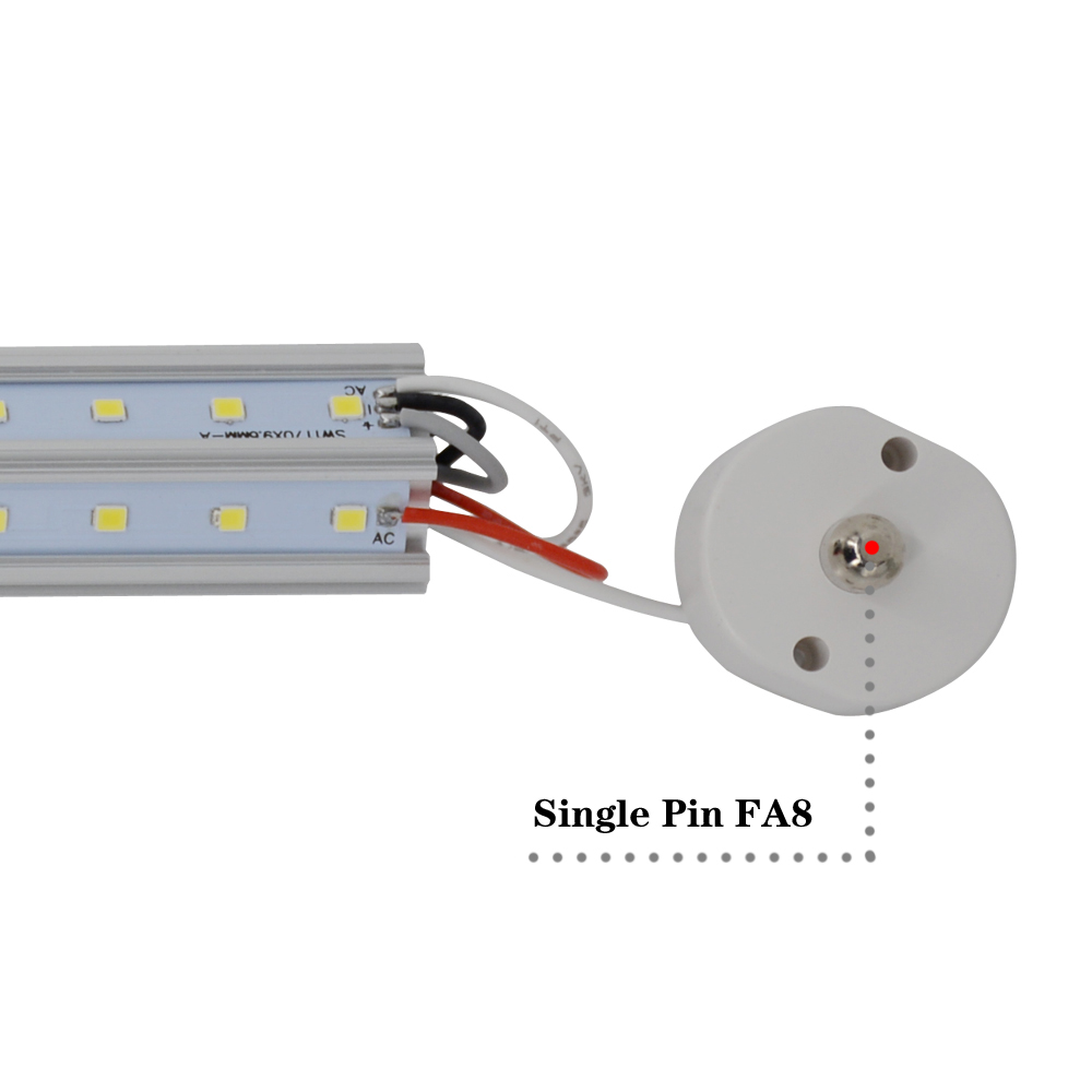 X50PCS T8 V-Shaped 4ft 5ft 6ft 8ft T8 Tubes Lights Cooler Door Led Tubes Single Pin FA8 28W 32W 45W 65W Cold White AC 85-265V+CE rohs UL