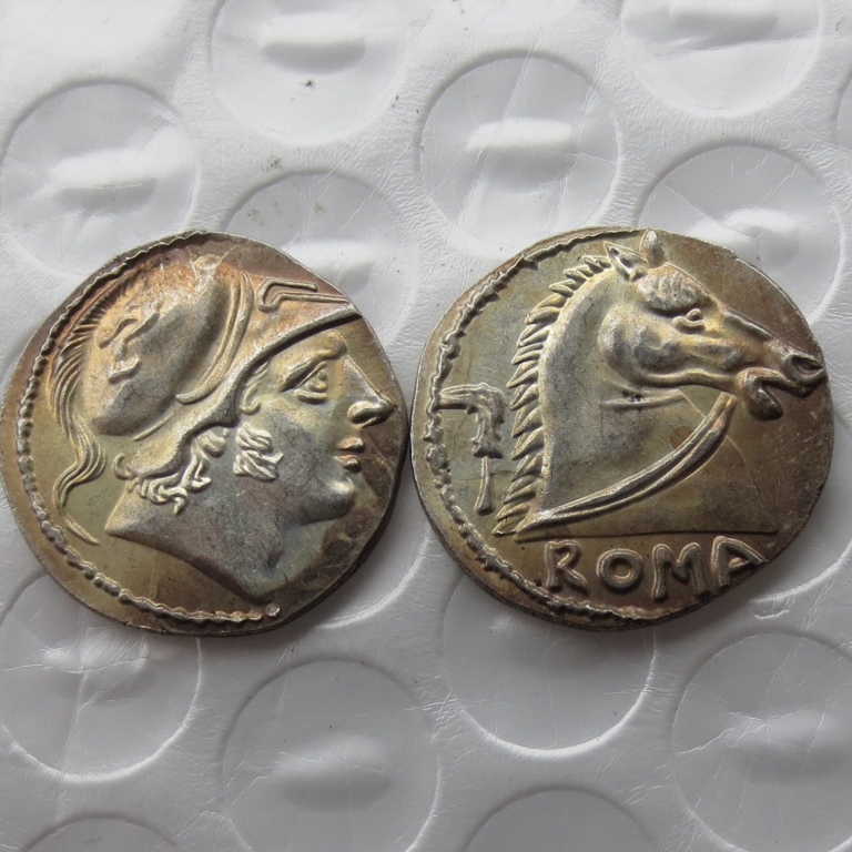 RM(22) Rome ancient Quadrigatus-241-235 copy coin Nice Quality Coins Retail /Whole Sale Free shipping
RM(22) Rome ancient Quadrigatus-241-235 copy coin Nice Quality Coins Retail /Whole Sale Free shipping