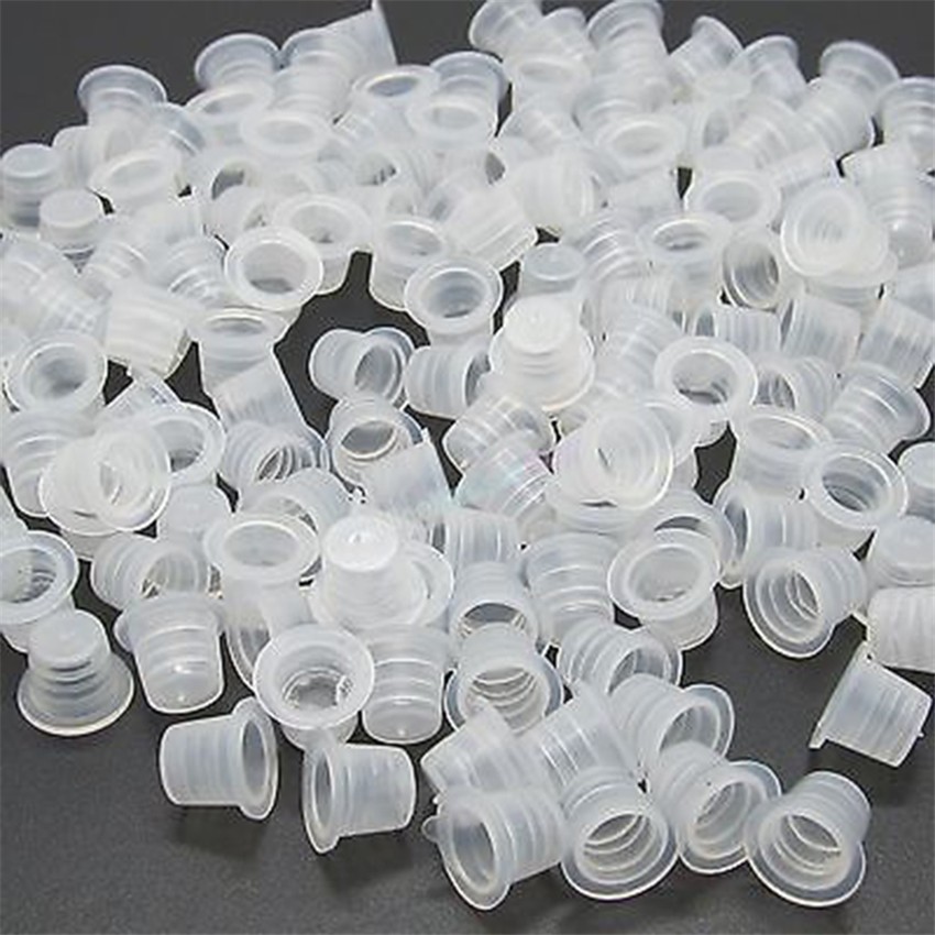 1000 Pcs/Bag Small Size 8mm Plastic Tattoo Ink Cap Cup Supply 2016 Pofesstional Tattoo Accessories Free Shipping