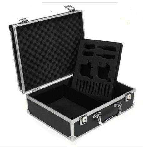Wholesale-Sodial large tattoo kit carrying case with lock black toolbox dedicated work outside the box tattoo equipment