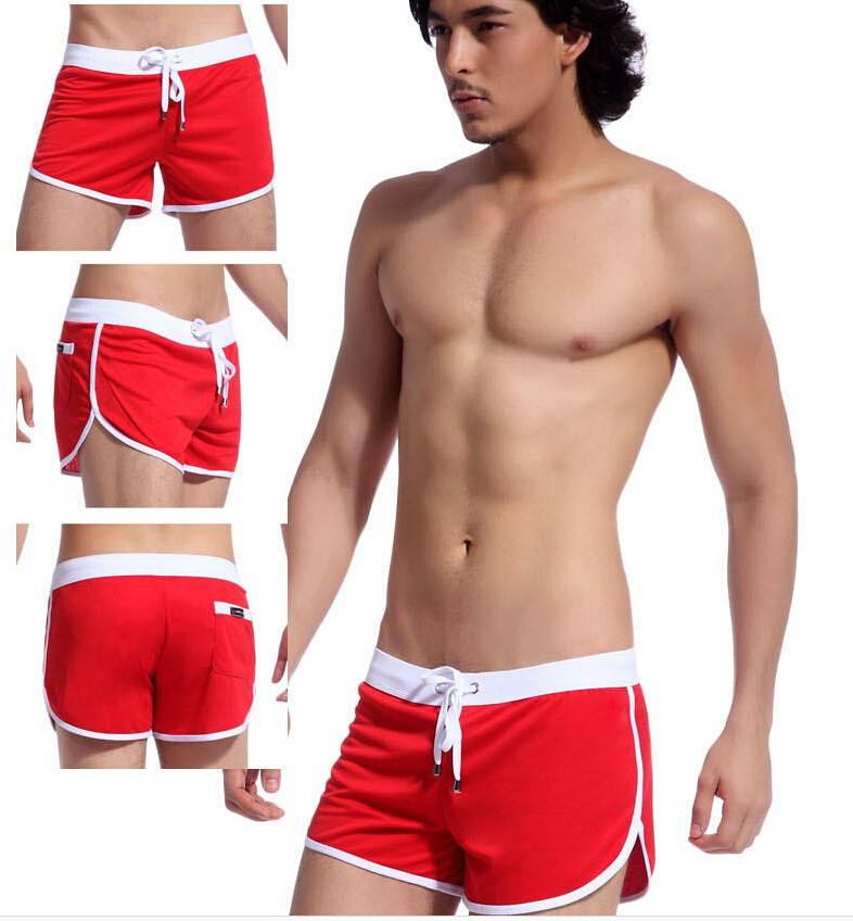 Autumn Sexy Men's Casual Shorts/ Boxer shorts Household Polyester Material with G-string Jocks Straps Inside Gym Jogging Trunks 3piece/lot, Red
Autumn Sexy Men's Casual Shorts/ Boxer shorts Household Polyester Material with G-string Jocks Straps Inside Gym Jogging Trunks 3piece/lot, Red