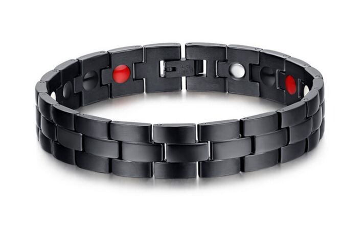 Free Shipping Casual Healthy Energy Bracelet Jewelry For Men Black Stainless Steel Chain Link Magnet Therapy Bracelets 12.7mm Wide
Free Shipping Casual Healthy Energy Bracelet Jewelry For Men Black Stainless Steel Chain Link Magnet Therapy Bracelets 12.7mm Wide