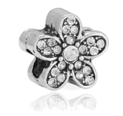 Wholesale 30pcs Christmas Gift Pendants Charms Bead Silver Charms Pendant Big Hole Beads Fit Bracelet European Charm Beads Jewelry DIY