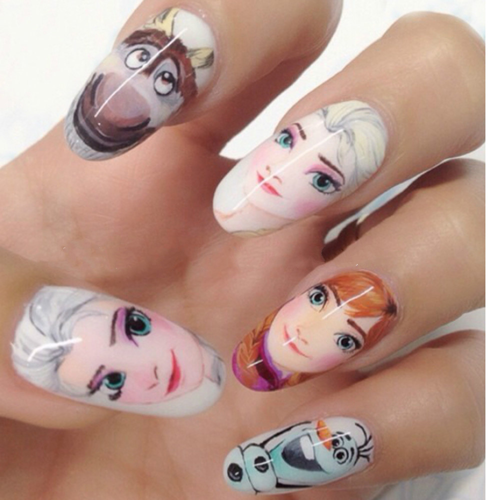 New Nail Art Upgrated CE Approved Computer Build Inside Nail Printer 5 Nails Printing Machine