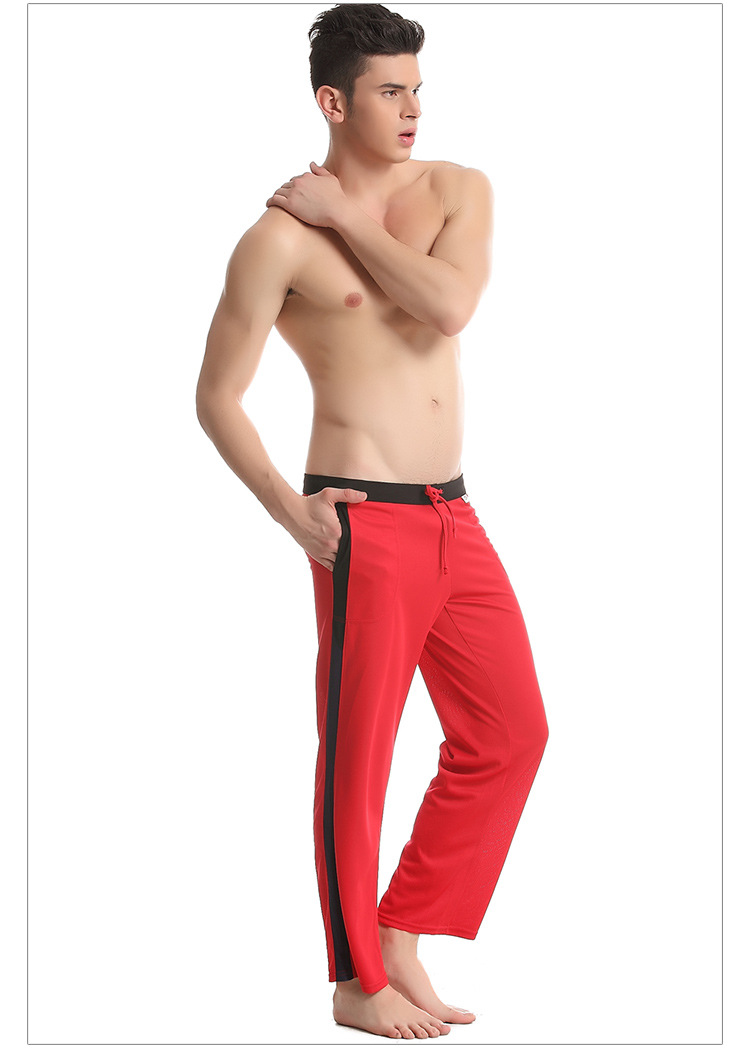 Wholesale-Men new fashion yoga Loose Men pants Leisure Optional stripe soft comfy Casual long pants spring sport pants punk cool p03