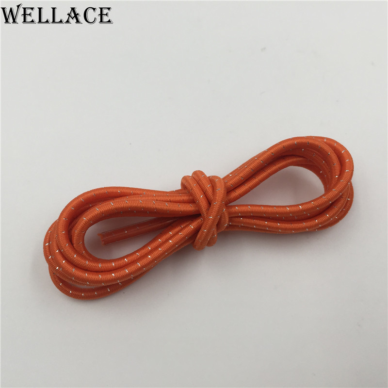 Wellace elastic laces for kids shoes no tie shoelaces Rubber Shoe strings latchet Running/Jogging/Sports Skate bootlaces 120cm/47''