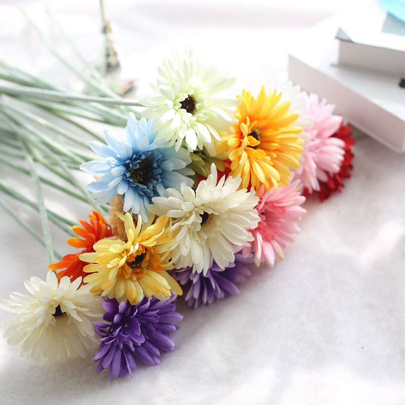 10pcs/lot Decorative Silk sunflowers artifical simulation flower Home Decor African chrysanthemum Festivel Party Flowers Wreahs Wholesale
10pcs/lot Decorative Silk sunflowers artifical simulation flower Home Decor African chrysanthemum Festivel Party Flowers Wreahs Wholesale