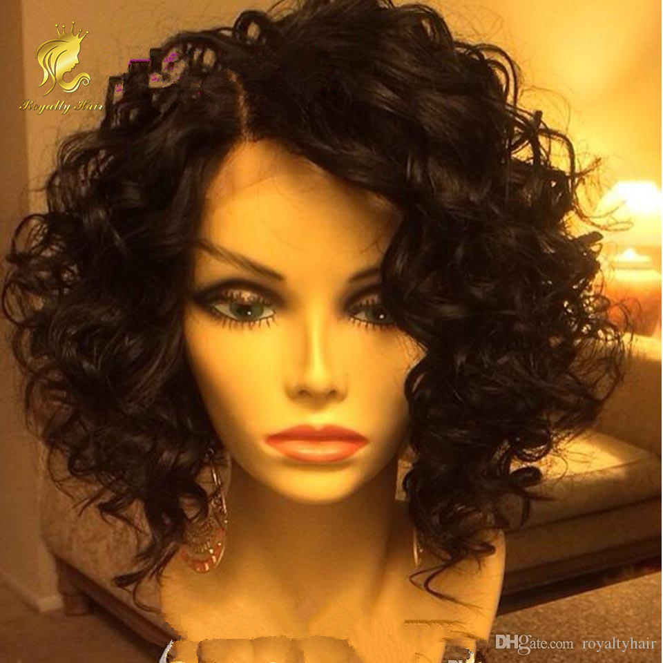 Cheap Glueless Full Lace Wigs Unprocessed Brazilian Human Full Lace Human Hair Wigs For Black Women Lace Front Wig Short Wigs
